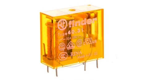 Przekaźnik miniaturowy 1P 10A 24V AC AgNi 40.31.8.024.0000 F40-31-8-024-0000