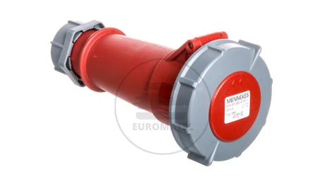 Gniazdo przenośne 1-częściowe 32A 4p 6h 400V IP67 AM-TOP zaciski śrubowe MEN556