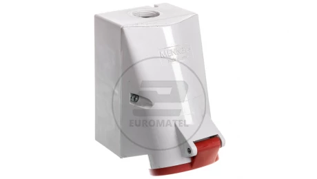 Gniazdo naścienne 2-częściowe 16A 5p 6h 400V IP44 zaciski śrubowe MEN1419