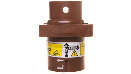 Obudowa gniazda pulpitowa EPIC POWERLOCK A6 C L1 brązowa BP M12 44420228