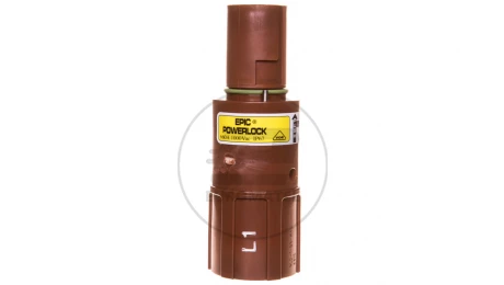 Obudowa wtyczki przenośna EPIC POWERLOCK F6 C L1 brązowa M40 44420213