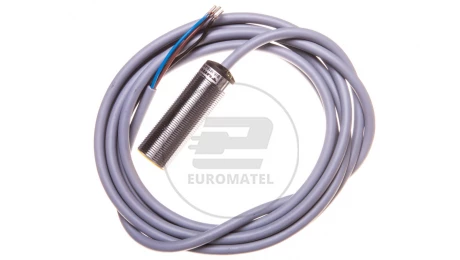 Czujnik indukcyjny M18 Sn=8mm 10-30V DC PNP 1Z 3-przewodowy (2m) BI8-M18-AP6X 4615030