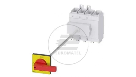 Rozłącznik główny/awaryjny 3P+N 160A 75kW AC23A 400V montaż na płycie z wałkiem 3LD2318-1TL13