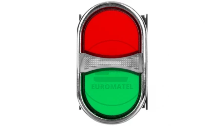 Przycisk dwuklawiszowy 1Z 1R czerwono-zielony T0-B102K20KY