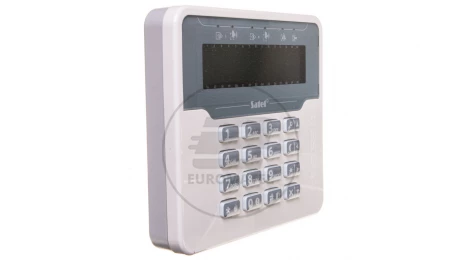 Klawiatura obsługi systemu alarmowego, LCD, wersja M, biała obudowa, do systemu Versa, Satel VERSA-LCDM-WH