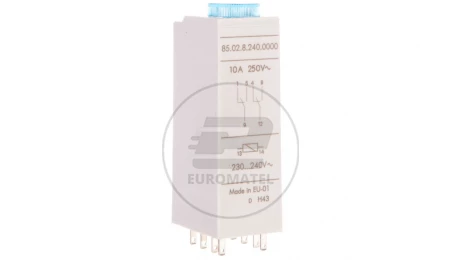 Przekaźnik czasowy 2P 10A 230-240V AC, wielofunkcyjny Al, Dl, SW, GI 85.02.8.240.0000