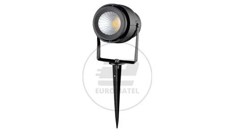 Lampa Ogrodowa Spike VT-857 12W 4000K IP65 Czarny 7545