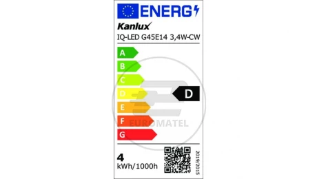 Żarówka LED E14 IQ-LED G45E14 3,4W-CW 470lm 6500K barwa zimna 3 lata Gwar. 36690