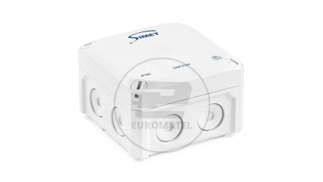 Puszka naścienna 85x85x54mm IP66 z membranami biała SNFK08 83168006