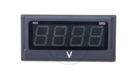 Woltomierz cyfrowy 4 cyfr wejście AC 0-400V AC zasilanie 230V AC jednostka V N24 Z310400P0
