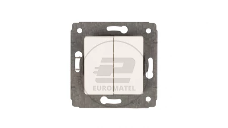 CARIVA Łącznik świecznikowy 10AX biały IP20 773605