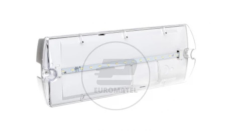 Oprawa awaryjna HELIOS IP65 ECO LED 3,2W 320lm 3m 1h jednozadaniowa PT HWM/3,2W/E/1/SE/PT/TR