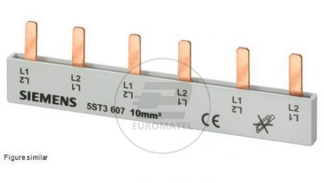 Szyna łączeniowa 2P 16mm2 sztyftowa długość 214mm do cięcia 5ST3704