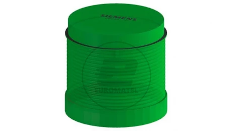 Element świetlny pojedyńczy zielona 24V DC średnica 70 mm 8WD4420-0CC