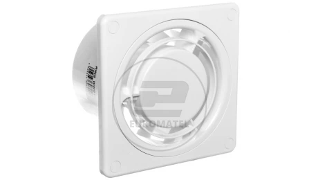 Wentylator wyciągowy fi 100 10W 80m3/h 230V IPX4 biały RING E0007848 WWR100