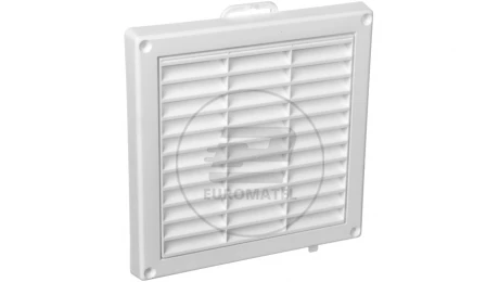 Kratka wentylacyjna 130x130mm biała żaluzja+sznurek T43