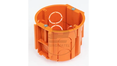 Puszka podtynkowa łączeniowa z wkrętami 60mm fi 68mm A.0082