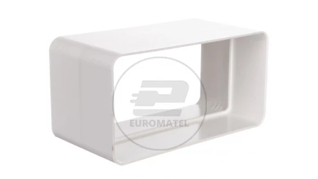 Łącznik kanałów 120x60mm biały 420