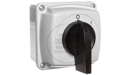 Łącznik krzywkowy 0-1 1P 16A IP44 Łuk E16-53 w obudowie 951652