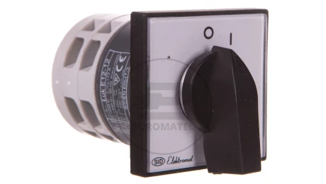Łącznik krzywkowy 0-1 3P 12A IP65 Łuk E12-12 z płytką 921201