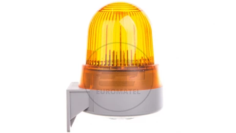 Sygnalizator akustyczno-optyczny żółty LED stałe 92dB 2,3kHz 24V AC/DC IP65 422.310.75