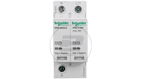Ogranicznik przepięć C+D 1P+N 8kA iPRD-8-8kA-350V-1PN Acti 9 A9L08500