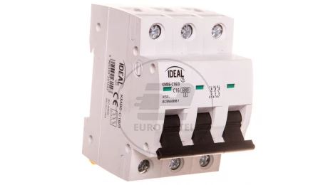 Wyłącznik nadprądowy 3P C 16A 6kA AC KMB6-C16/3 23154