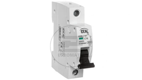 Wyłącznik nadprądowy 1P C 16A 6kA AC KMB6-C16/1 23143