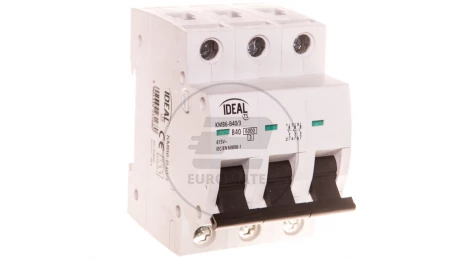 Wyłącznik nadprądowy 3P B 40A 6kA AC KMB6-B40/3 23168