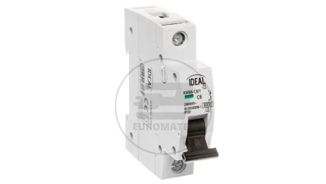 Wyłącznik nadprądowy 1P C 6A 6kA AC KMB6-C6/1 23157