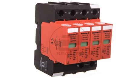 Ogranicznik przepięć C Typ 2+3 4P 40kA 1,8kV 280V VPU II 4 LCF 280V/40KA 1352770000