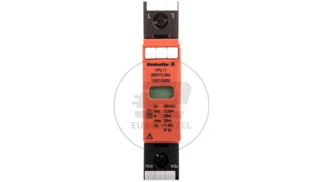 Ogranicznik przepięć B+C Typ 1+2 1P 12,5kA 1,4kV 280V VPU I 1 280V/12,5KA 1352130000
