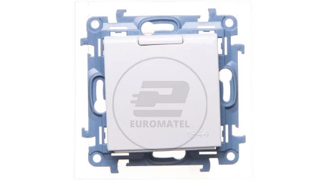 Simon 10 Gniazdo pojedyncze SCHUKO z uszczelką z przesłonami białe 16A 250V IP44 CGSZ1BZ.01/11