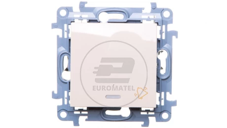 Simon 10 Przycisk /dzwonek/ z podświetleniem LED kremowy CD1L.01/41