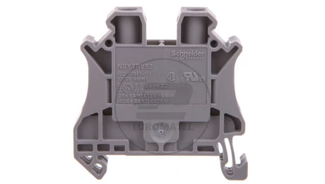Złączka szynowa 2-przewodowa 6mm2 szara ATEX NSYTRV62 /50 szt./