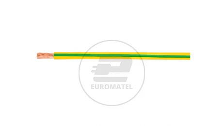 Przewód instalacyjny H07V-K (LgY) 10 żółto-zielony /100m/