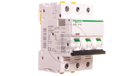 Wyłącznik nadprądowy 3P B 10A 10kA AC iC60H-B10-3 A9F06310