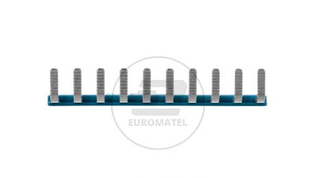 Mostek wtykany 10-torowy raster 6,15mm niebieski EB 10- DIK BU 2716680 /10szt./
