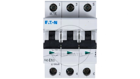 Wyłącznik nadprądowy 3P C 1A 15kA AC FAZ C1/3 278858