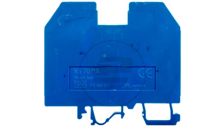Złączka szynowa gwintowa 70mm2 niebieska VS 70 PAN 003901189
