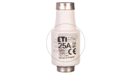 Wkładka bezpiecznikowa 25A DII gG / BiWtz 500V AC/250V DC E27 002312407 /5szt./