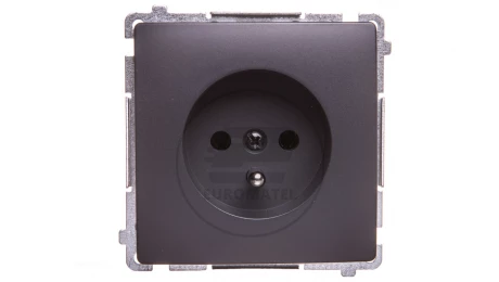 Simon Basic Gniazdo pojedyncze z/u 16A 250V grafit matowy BMGZ1.01/28