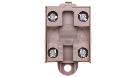 Łącznik krańcowy 1Z 1R metal/tworzywo popychacz LK11
