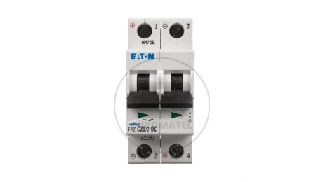 Wyłącznik nadprądowy 2P C 20A 15kA DC FAZ C20/2-DC 279141