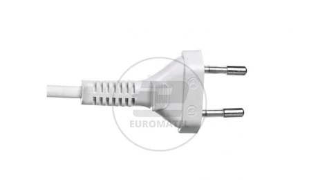 Sznur przyłączeniowy z wyłącznikiem SP/W-190cm biały SP/W-190/2X0,5/-BIA YNS10000496