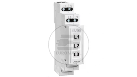 Wskaźnik zasilania 230V AC LED żółta/zielona/czerwona sieć TN LKM-04-40 EXT10000047
