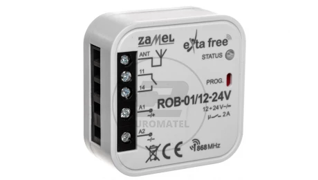 Radiowy odbiornik bramowy ROB-01/12-24V EXF10000039