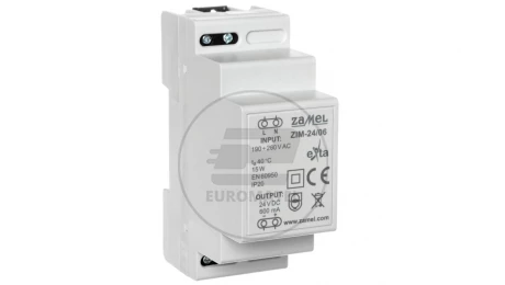 Zasilacz impulsowy 24V DC 0,6A ZIM-24/06 EXT10000163