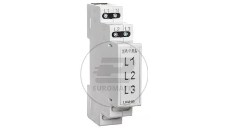 Wskaźnik zasilania 230V AC LED żółta/zielona/czerwona sieć TN LKM-05-40 EXT10000048