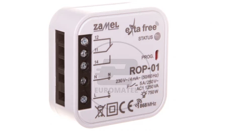 Radiowy odbiornik dopuszkowy 1-kanałowy ROP-01 EXF10000047